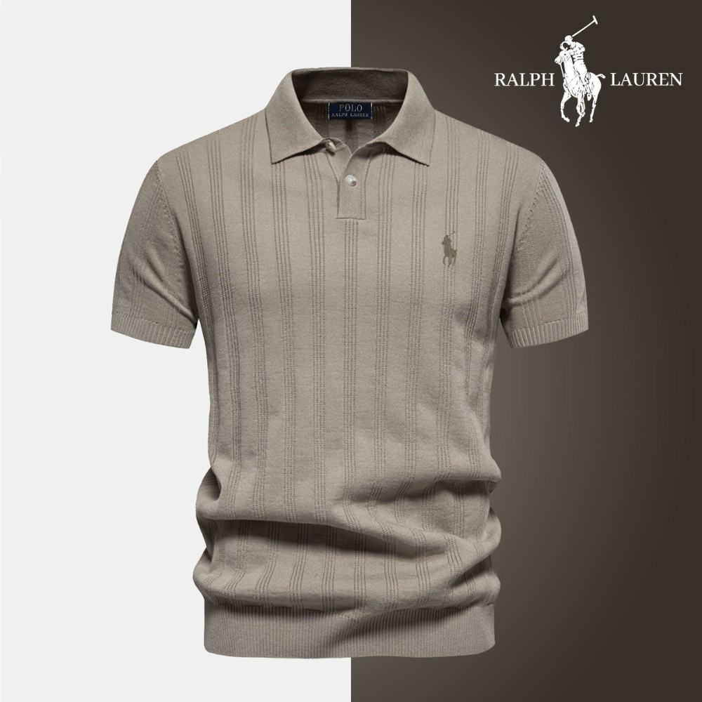 Polo Texturizado Para Hombre RL - Stock Limitado