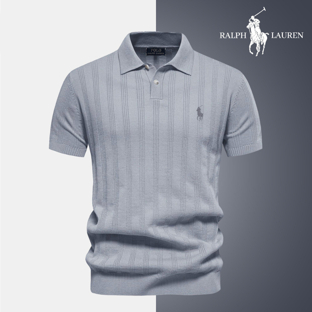 Polo Texturizado Para Hombre RL - Stock Limitado