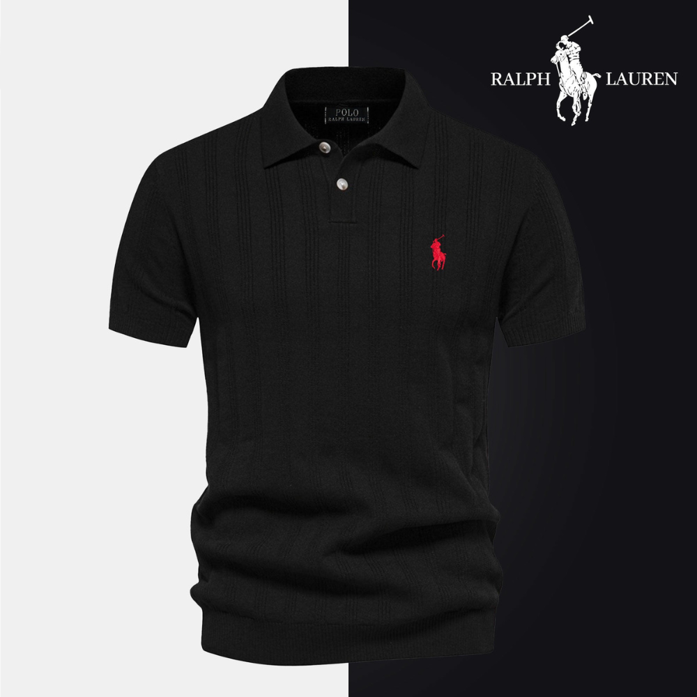 Polo Texturizado Para Hombre RL - Stock Limitado