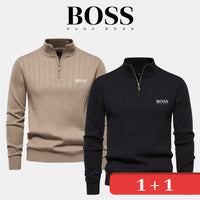 Beige & schwarz