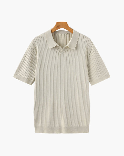 Premium gerippter Polo