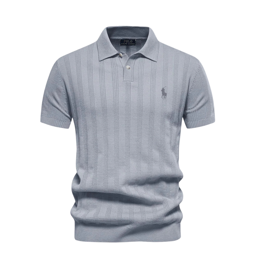 Polo Texturizado Para Hombre RL