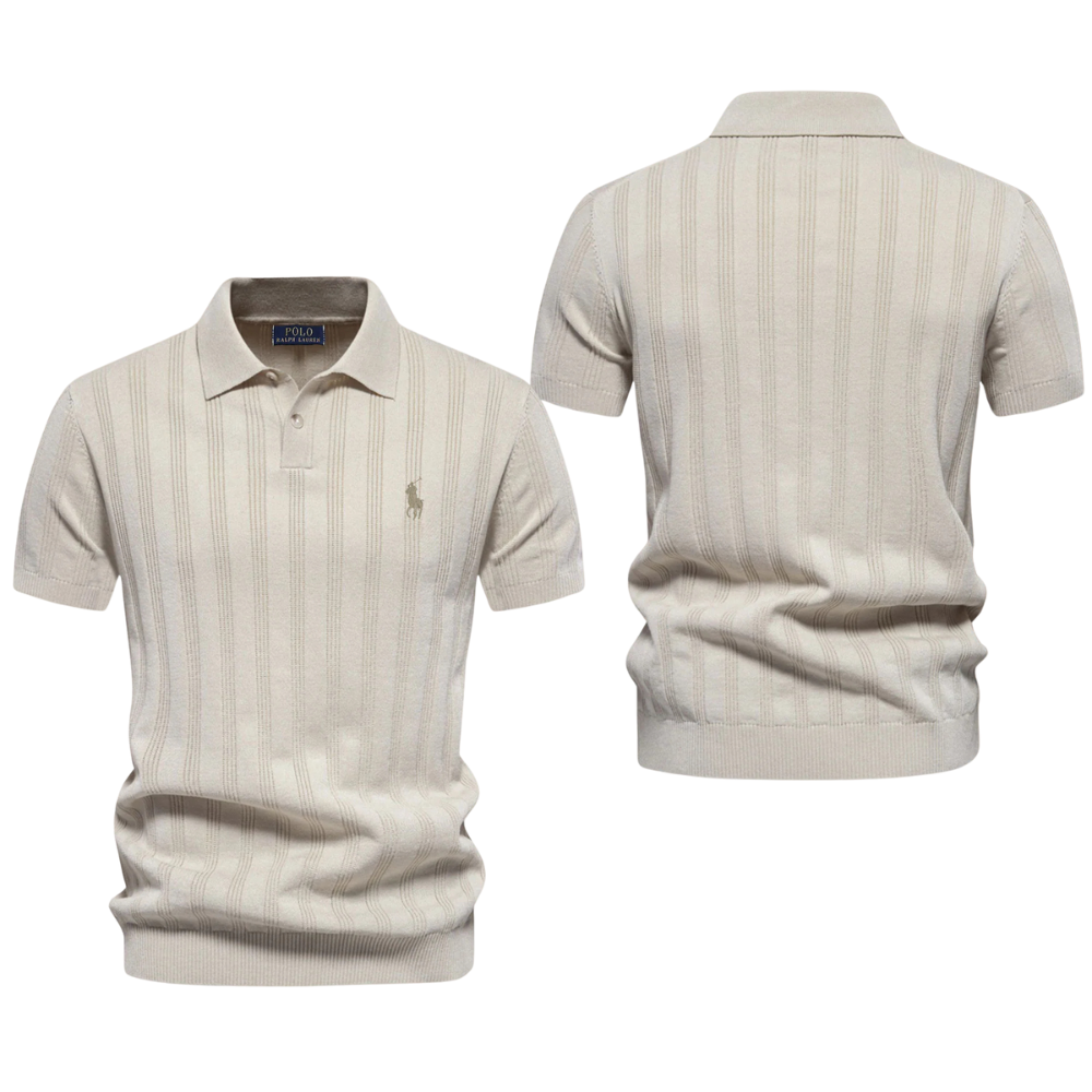 Polo Texturizado Para Hombre RL