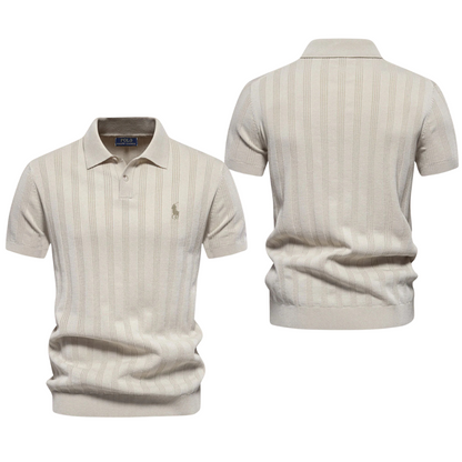 Polo Texturizado Para Hombre RL
